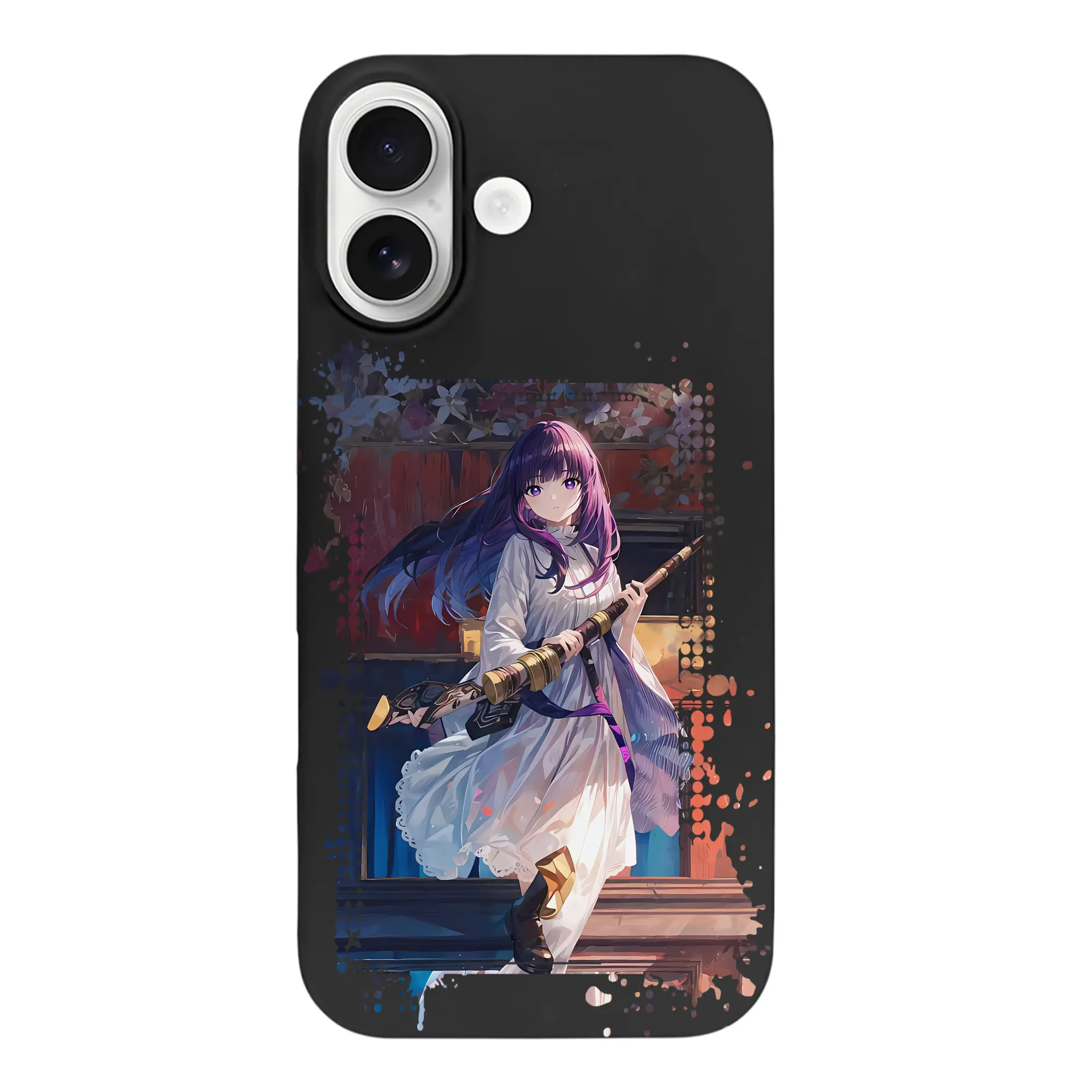 葬送のフリーレン（Frieren） グッズ,フェルン（Fern） - iPhone 17 シリーズ シリコンケース 薄型 耐衝撃 指紋防止 ソフトタッチカバー 精密フィット 傷防止 保護ケース iPhone 17/17 Air/17 Pro/17 Pro Max 対応